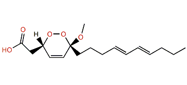 6-Methoxy-3,6-peroxy-4,10,12-hexadecatrienoic acid